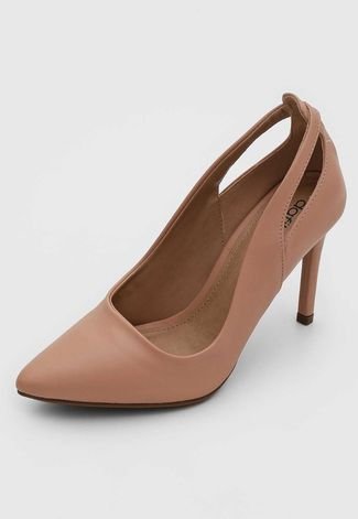 Sapatilha DAFITI SHOES Recortes Nude - Compre Agora