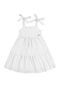 Vestido em Laise Infantil Quimby Branco - Marca Quimby