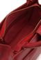 Bolsa Couro Jorge Bischoff Textura Vermelha - Marca Jorge Bischoff