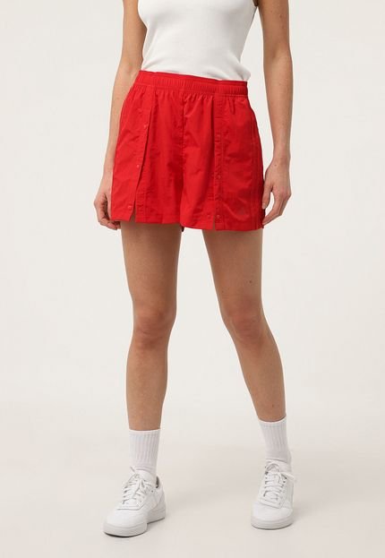 Short adidas Sportswear Botão de Pressão Tiro Vermelho - Marca adidas Sportswear