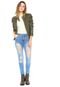 Calça Jeans GRIFLE COMPANY Skinny Destoyed Azul - Marca GRIFLE COMPANY