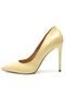 Scarpin DAFITI SHOES Bico Fino Amarelo - Marca DAFITI SHOES