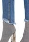 Calça Jeans MOB Reta Puídos Azul - Marca MOB