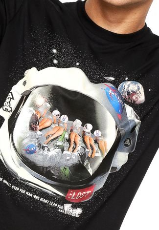 Camiseta ...Lost Astronaut Preta