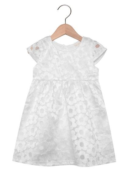 Vestido Vrasalon Renda Infantil Branco - Marca Vrasalon