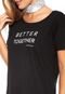 Camiseta Calvin Klein Jeans Better Together Preta - Marca Calvin Klein Jeans