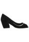 Peep Toe Malu Super Comfort Preto - Marca Malu Super Comfort