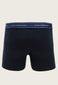 Kit 6pçs Cueca Lupo Boxer Logo Azul-Marinho - Marca Lupo