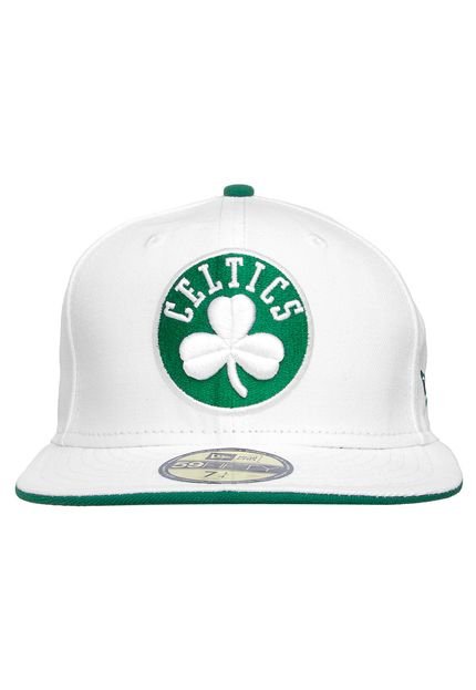 Boné New Era Basic Boston Celtics Branco - Marca New Era