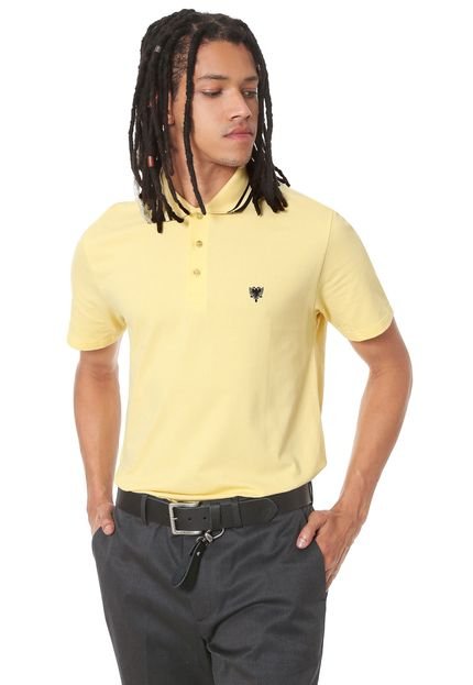 Camisa Polo Cavalera Reta Lisa Amarela - Marca Cavalera