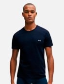 Pack Camiseta Hugo Boss Regular Fit RN Branca/Azul Mar/Chumbo 3UN - Marca Hugo Boss