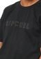 Camiseta Rip Curl Keyline Fleece Word Preta - Marca Rip Curl
