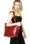 Bolsa Anna Flynn Costura Vinho - Marca Anna Flynn