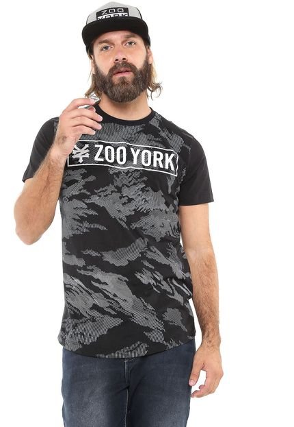 Camiseta Zoo York Out Of Bound Crew Preta - Marca Zoo York