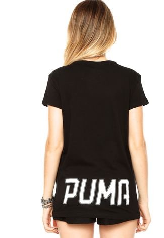 Camiseta Puma Styfr-Skyline Icon Preta