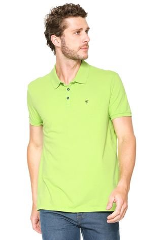Camisa Polo Ellus Slim Verde