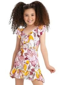 Vestido Infantil Femenino Multicolor Mp 89901