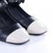 Sapato Feminino Zariff Boneca Off White/Preto Incolor - Marca Zariff