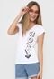Camiseta Roxy Letrer Branca - Marca Roxy