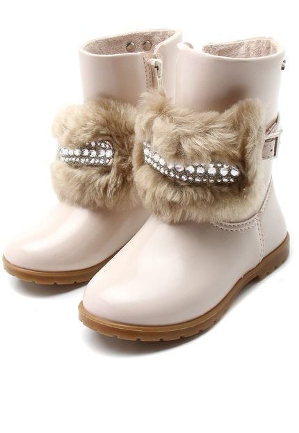 Bota Pampili Menina Rubi Off-White - Marca Pampili