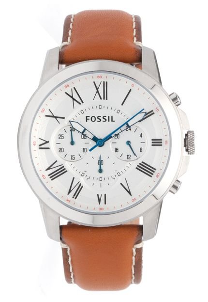 Relógio Fossil FS5060/0KN Caramelo - Marca Fossil