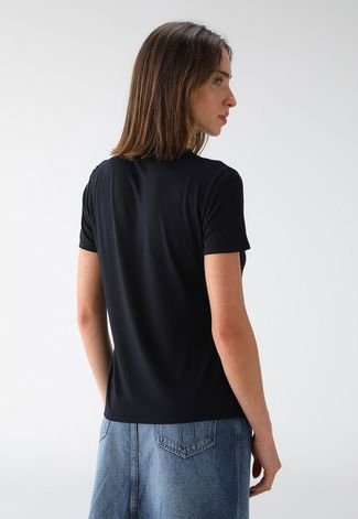 Camiseta Calvin Klein Jeans Logo Preta