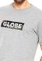 Camiseta Globe Básica Feather Box Cinza - Marca Globe