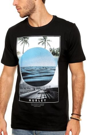 Camiseta Hurley Silk Flight Preta