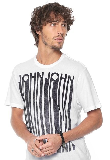 Camiseta John John Barcode Branca - Marca John John