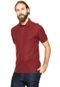 Camisa Polo Aleatory Reta Logo Vinho - Marca Aleatory