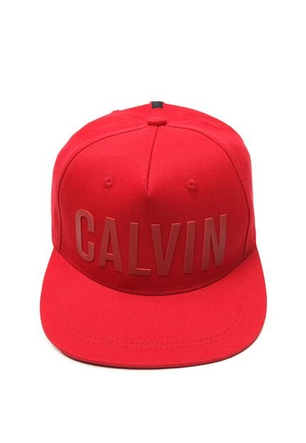 Boné Calvin Klein Logo Vermelho - Marca Calvin Klein