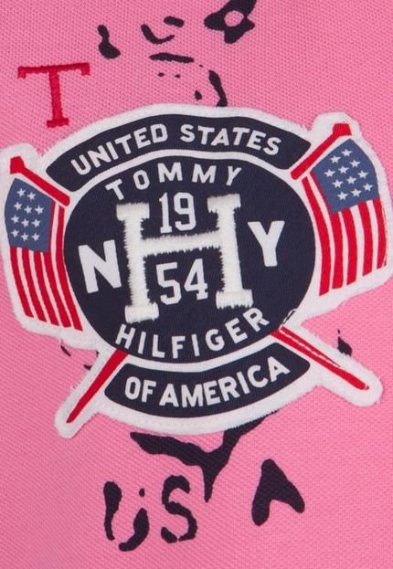 Camiseta Polo SS SF Classics Rosa - Marca Tommy Hilfiger
