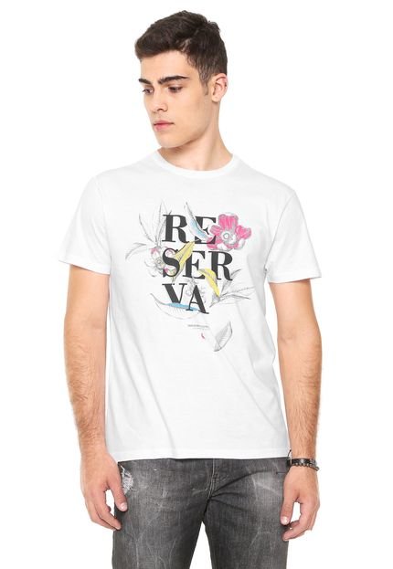 Camiseta Reserva Estampada Branca - Marca Reserva