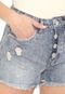Short Jeans Lez a Lez Destroyed Azul - Marca Lez a Lez