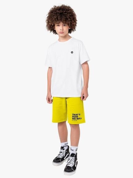 Camiseta Teen Menino Lemon Branco - Marca Lemon