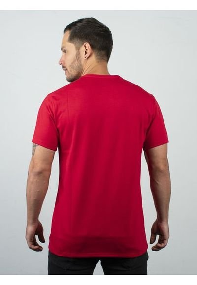 Camiseta Basica Roja Hamer Para Hombre - Compra Ahora