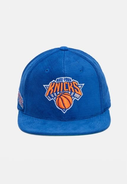 Boné Mitchell & Ness NBA All Directions Snapback New York Knicks Azul Marinho - Marca Mitchell & Ness