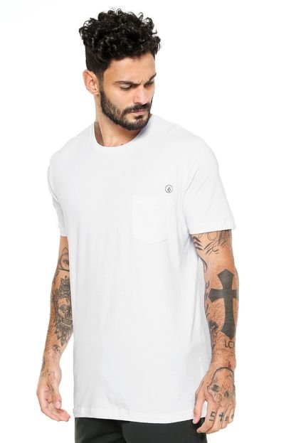 Camiseta Volcom Solid Branca - Marca Volcom