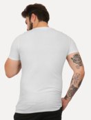 Kit Camisetas Lacoste Masculinas Jersey Pima Cotton Azul Marinho/Branco 2UN - Marca Lacoste