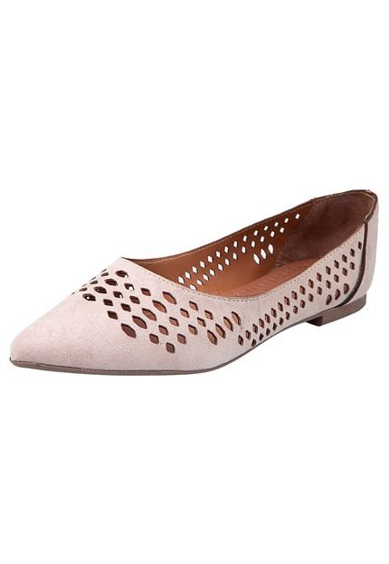 Sapatilha DAFITI SHOES Vazada Nude - Marca DAFITI SHOES