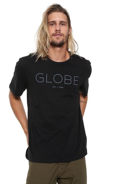 Camiseta Globe Lettering Preta - Marca Globe
