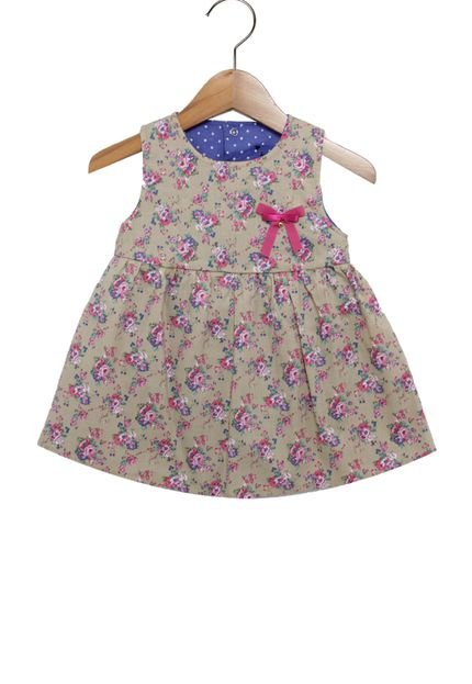 Vestido  Keko Baby Estampa Nude - Marca Keko Baby