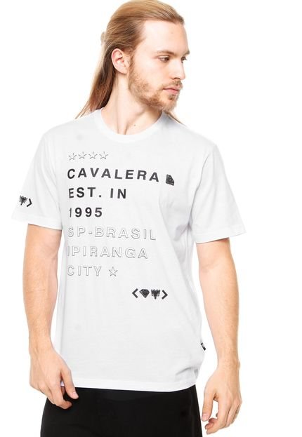 Camiseta Manga Curta Cavalera Brasil Branca - Marca Cavalera
