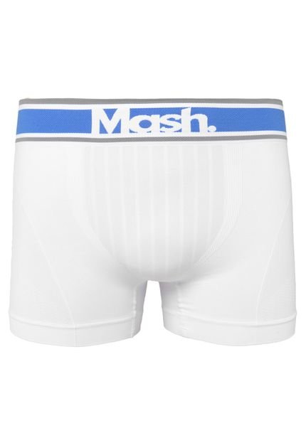 Cueca Boxer MASH Logo Branco - Marca MASH