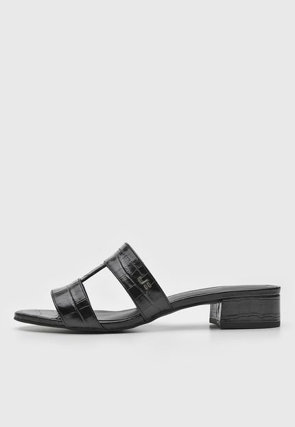 Tamanco Jorge Bischoff Croco Preto - Marca Jorge Bischoff