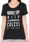 Camiseta Colcci Lettering Preta - Marca Colcci