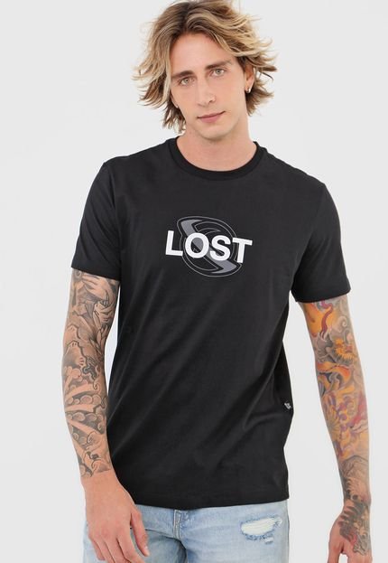Camiseta ...Lost Glow Preta - Marca ...Lost