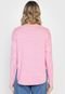 Blusa GAP Fendas Rosa - Marca GAP