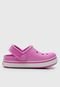 Babuche Infantil Crocs Crocband Off Court Clog Rosa - Marca Crocs