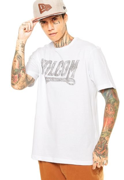 Camiseta Volcom Cobalt Branca - Marca Volcom